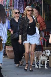 Kate Moss & Fiona Young Stroll Through Notting Hill with Dogs