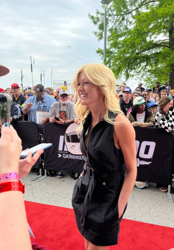 Katherine McNamara Attends Indianapolis 500 Red Carpet 2025