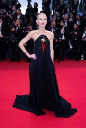Keni Silva Strikes Pose Cannes Red Carpet
