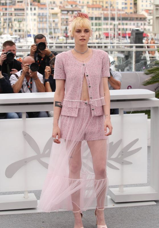 Kristen Stewart Wears Sheer Chanel at Cannes