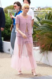 Kristen Stewart Wears Sheer Chanel at Cannes