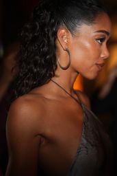 Laura Harrier Arrives at GQ After Party