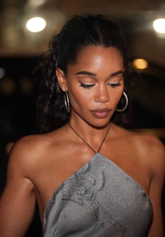 Laura Harrier Arrives at GQ After Party