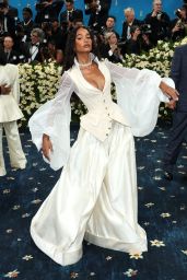 Laura Harrier Redefines Black Dandyism at Met Gala 2025