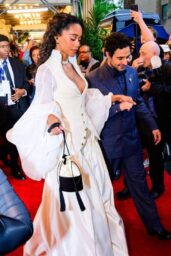 Laura Harrier’s Elegant Departure for Met Gala 2025