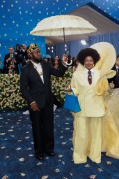 Lauryn Hill Debuts in Bold Yellow at Met Gala 2025