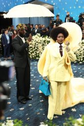 Lauryn Hill Debuts in Bold Yellow at Met Gala 2025