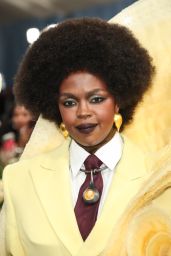 Lauryn Hill Debuts in Bold Yellow at Met Gala 2025