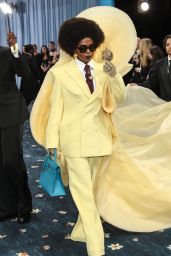 Lauryn Hill Debuts in Bold Yellow at Met Gala 2025