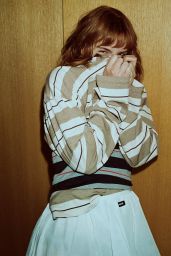 Leighton Meester Channels Androgynous Chic for Bustle May 2025