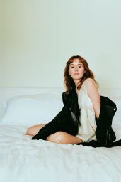 Leighton Meester Channels Androgynous Chic for Bustle May 2025
