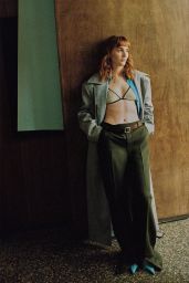 Leighton Meester Channels Androgynous Chic for Bustle May 2025