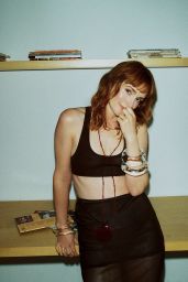 Leighton Meester Channels Androgynous Chic for Bustle May 2025