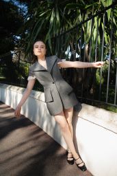 Lena Urzendowsky Styled for VOGUE Germany in Cannes