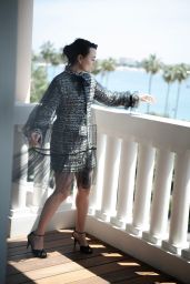 Lena Urzendowsky Styled for VOGUE Germany in Cannes