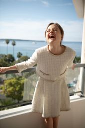 Lena Urzendowsky Styled for VOGUE Germany in Cannes