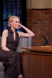 Leslie Bibb Wows Seth Meyers New York May 14 2025