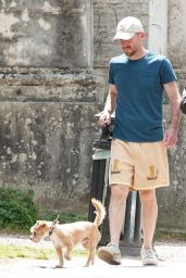 Lily Collins Roman Holiday Stroll