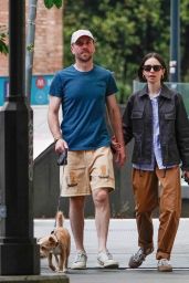 Lily Collins Roman Holiday Stroll