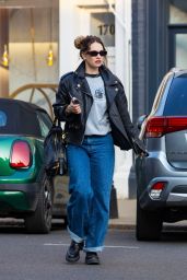 Lily James and Dominic Cooper’s Warm Reunion in London