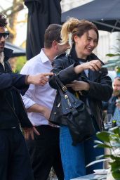 Lily James and Dominic Cooper’s Warm Reunion in London