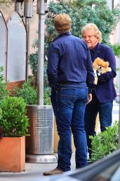 Lisa Vanderpump & Ken Todd Arrive for Family Dinner