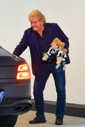 Lisa Vanderpump & Ken Todd Arrive for Family Dinner