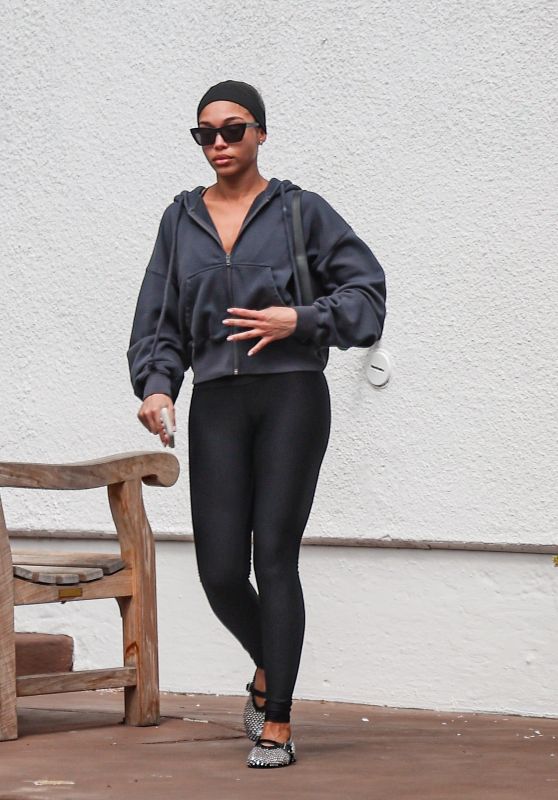 Lori Harvey Slays in Athleisure at Pilates