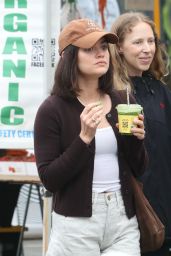 Lucy Hale Embraces Casual Chic at Studio City Farmers Market