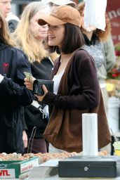 Lucy Hale Embraces Casual Chic at Studio City Farmers Market