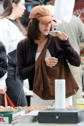 Lucy Hale Embraces Casual Chic at Studio City Farmers Market