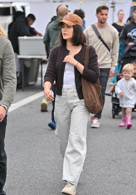 Lucy Hale Embraces Casual Chic at Studio City Farmers Market