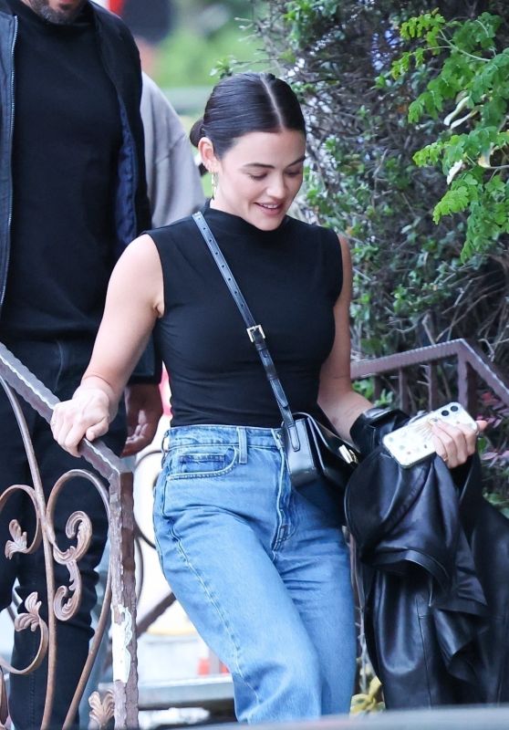 Lucy Hale Enjoys Dinner Outing in Los Angeles May 2025