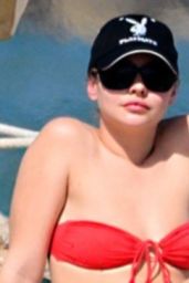 Madelyn Cline Relaxes in Sitges with Effortless Beach Style