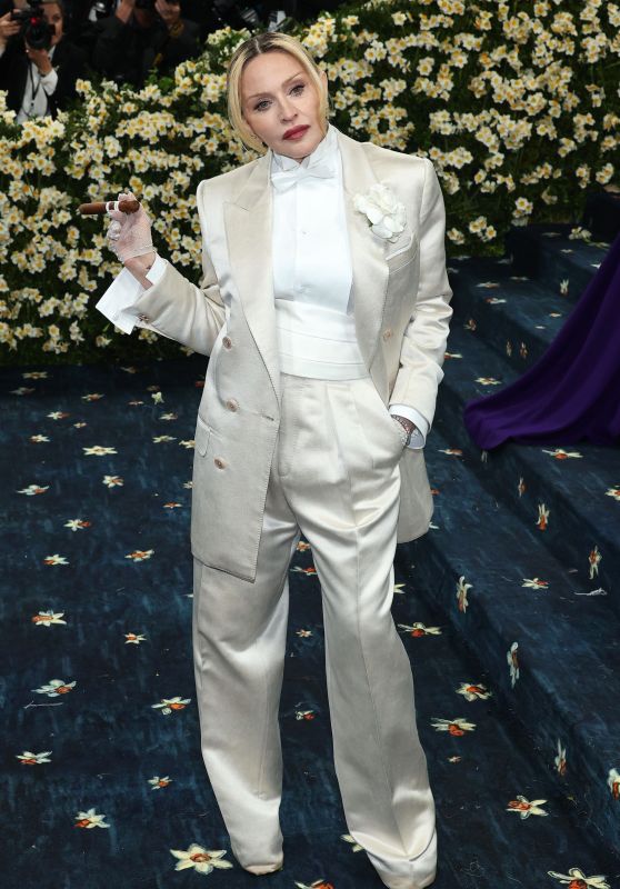 Madonna Rocks Met Gala 2025 with Bold Tailored Style