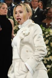 Madonna Rocks Met Gala 2025 with Bold Tailored Style