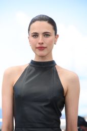 Margaret Qualley Wears Chanel Leather Dress at Cannes 2025