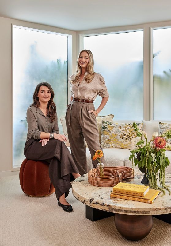 Margot Robbie Features in Architectural Digest May 2025