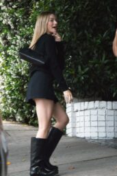 Margot Robbie Wears Acne Studios to Chateau Marmont