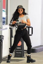 Meagan Good Navigates LA Medical Building 05 27 2025