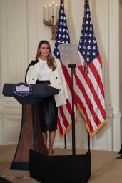 Melania Trump Barbara Bush Stamp Event Style