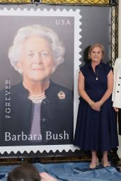Melania Trump Barbara Bush Stamp Event Style