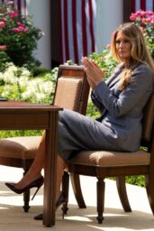 Melania Trump Wears Prada Suit for 2025 DC Signing