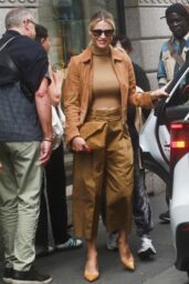 Michelle Hunziker Milan Street Style May 2025