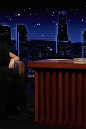 Miley Cyrus Wears Alaïa Net Dress Jimmy Kimmel 2025