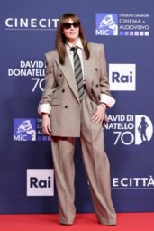 Monica Bellucci Walks the Red Carpet at David Di Donatello