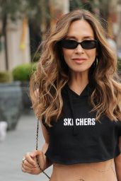 Myleene Klass Arrives at Smooth Radio in Chic Crop-Top 05.03.2025