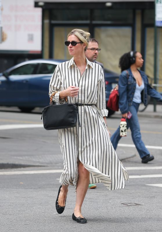 Nicky Hilton Cutout Flats NYC Shopping 2025
