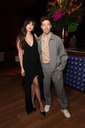 Nina Dobrev Embraces Elegant Black Look at Amex x CARBONE BEACH