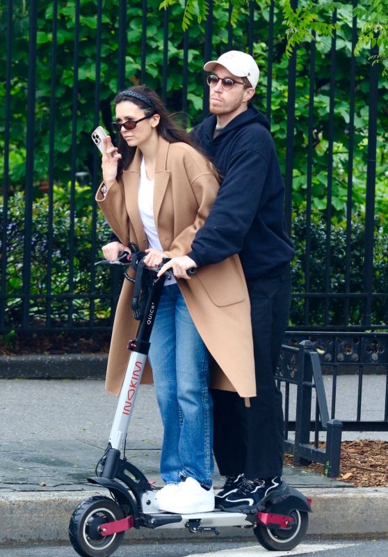 Nina Dobrev & Shaun White’s Romantic Scooter Ride in NYC